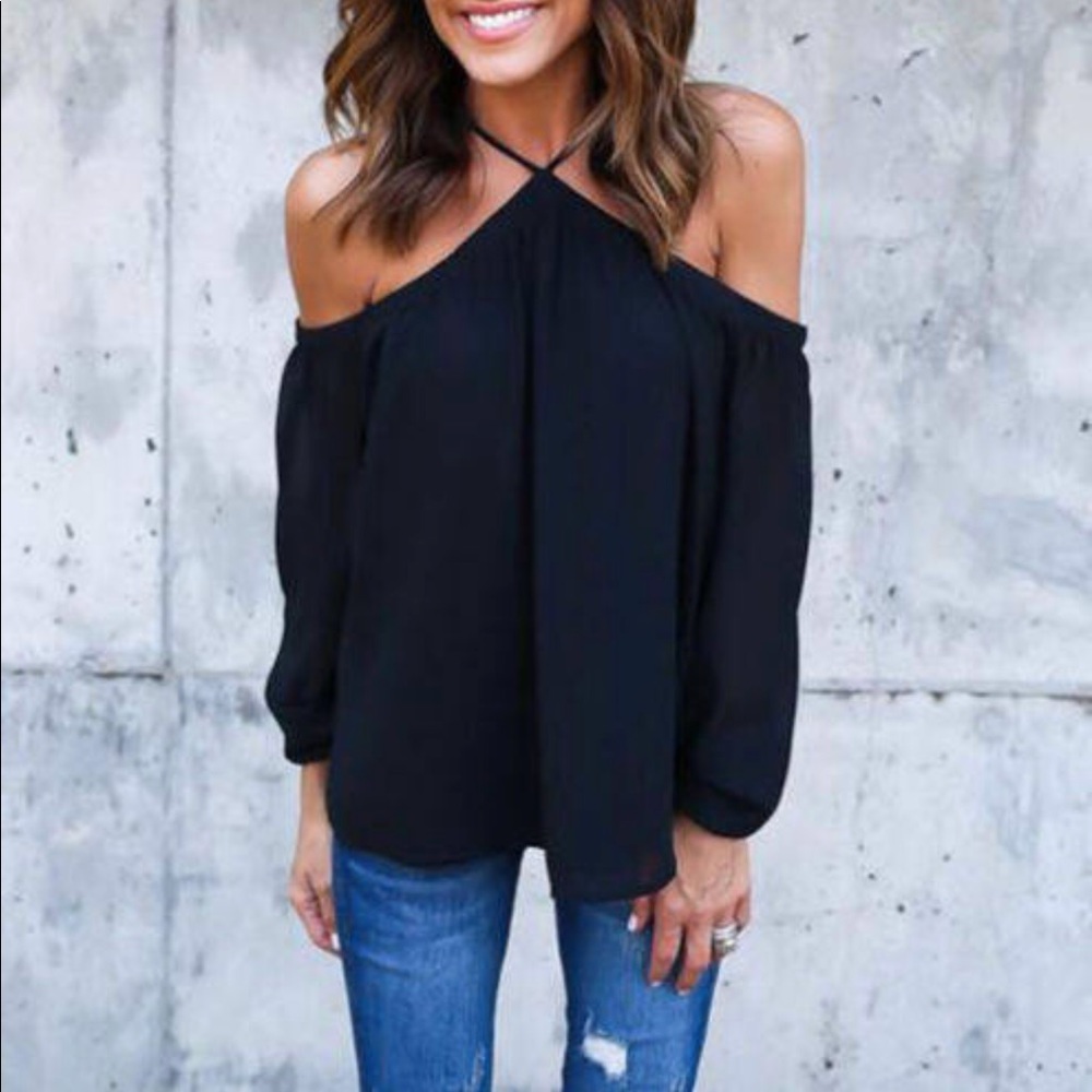 Cold Shoulder Blouse